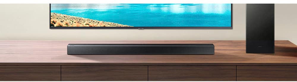 Alt View 24. Samsung - 2.1-Channel Soundbar with Wireless Subwoofer and DOLBY AUDIO / DTS 2.0 - Black.