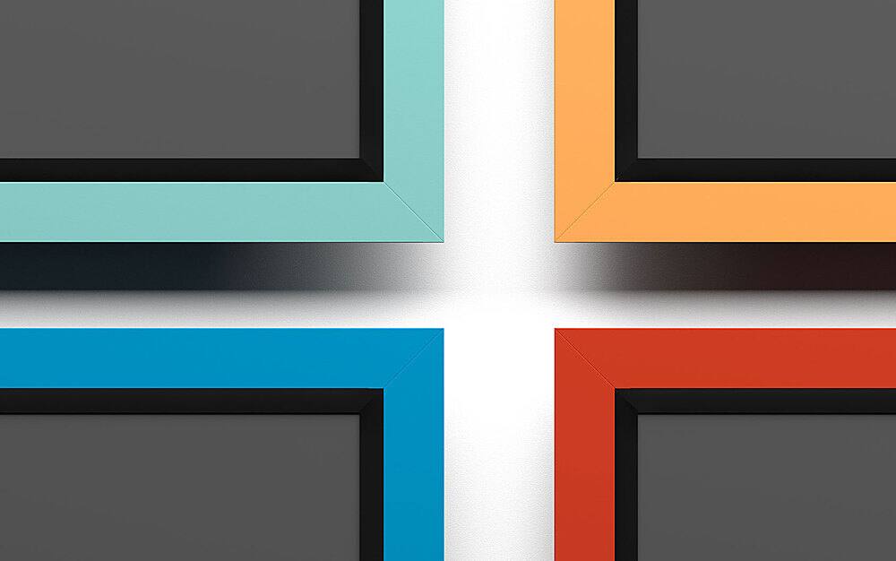 Alt View 11. Screen Innovations - 120" Zero Edge Projector Screen ST .6 - Black/Dark Gray.