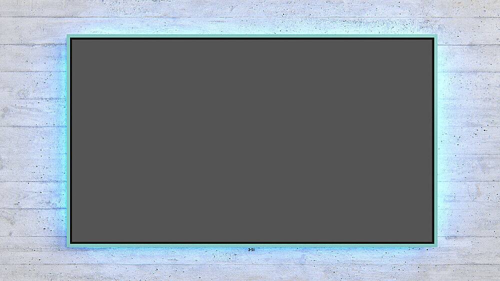 Alt View 14. Screen Innovations - 120" Zero Edge Projector Screen ST .6 - Black/Dark Gray.