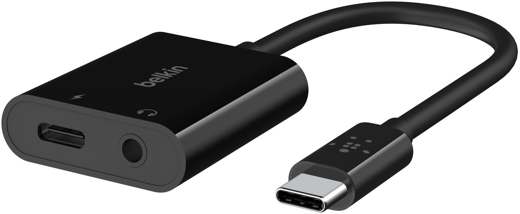 Belkin 3.5mm Audio & USB-C Adaptor Fast Charge Compatible USB-C Audio  Adaptor for iPad Pro, Galaxy, Pixel, OnePlus & More Black NPA004btBK - Best  Buy