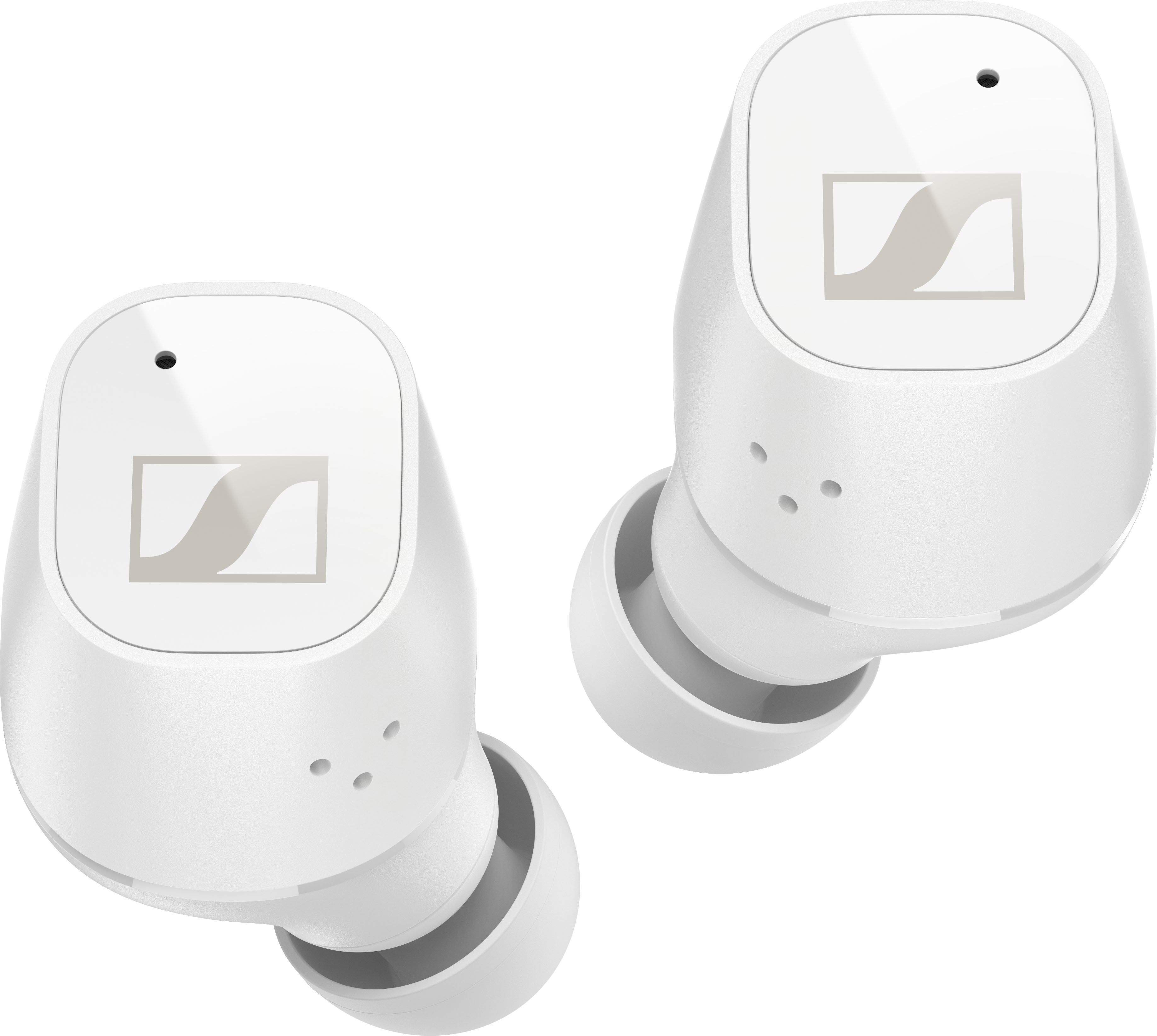 Angle View: Sennheiser - CX Plus True Wireless Earbud Headphones - White