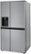 Angle Zoom. LG - 23 Cu. Ft. Side-by-Side Counter-Depth Refrigerator with Smooth Touch Dispenser - Stainless steel.