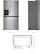 Left. LG - 23 Cu. Ft. Side-by-Side Counter-Depth Refrigerator with Smooth Touch Dispenser - Stainless Steel.