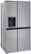 Left Zoom. LG - 23 Cu. Ft. Side-by-Side Counter-Depth Refrigerator with Smooth Touch Dispenser - Stainless steel.