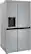 Alt View 1. LG - 23 Cu. Ft. Side-by-Side Counter-Depth Refrigerator with Smooth Touch Dispenser - Stainless Steel.