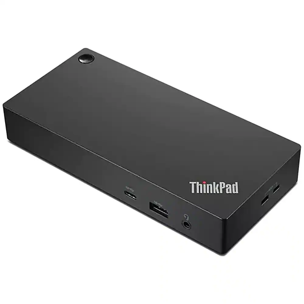 Alt View 12. Lenovo - ThinkPad Universal USB-C Dock - Black.