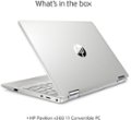 Alt View Zoom 3. HP - Pavilion x360 2-in-1  11.6"  Touch-Screen Laptop - Intel Pentium Silver - 4GB Memory - 128 SSD - Natural Silver.