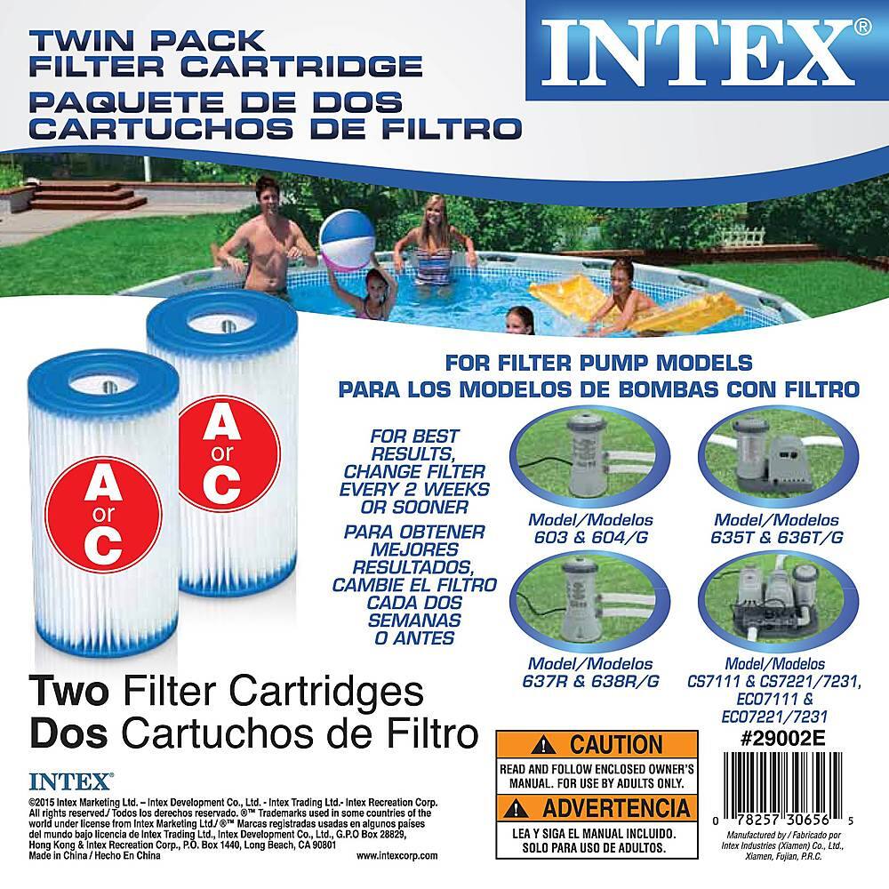 Alt View 20. Intex - 1000 GPH Easy Set Above Ground Swimming Pool Filter Pump System + Filters - Multi.
