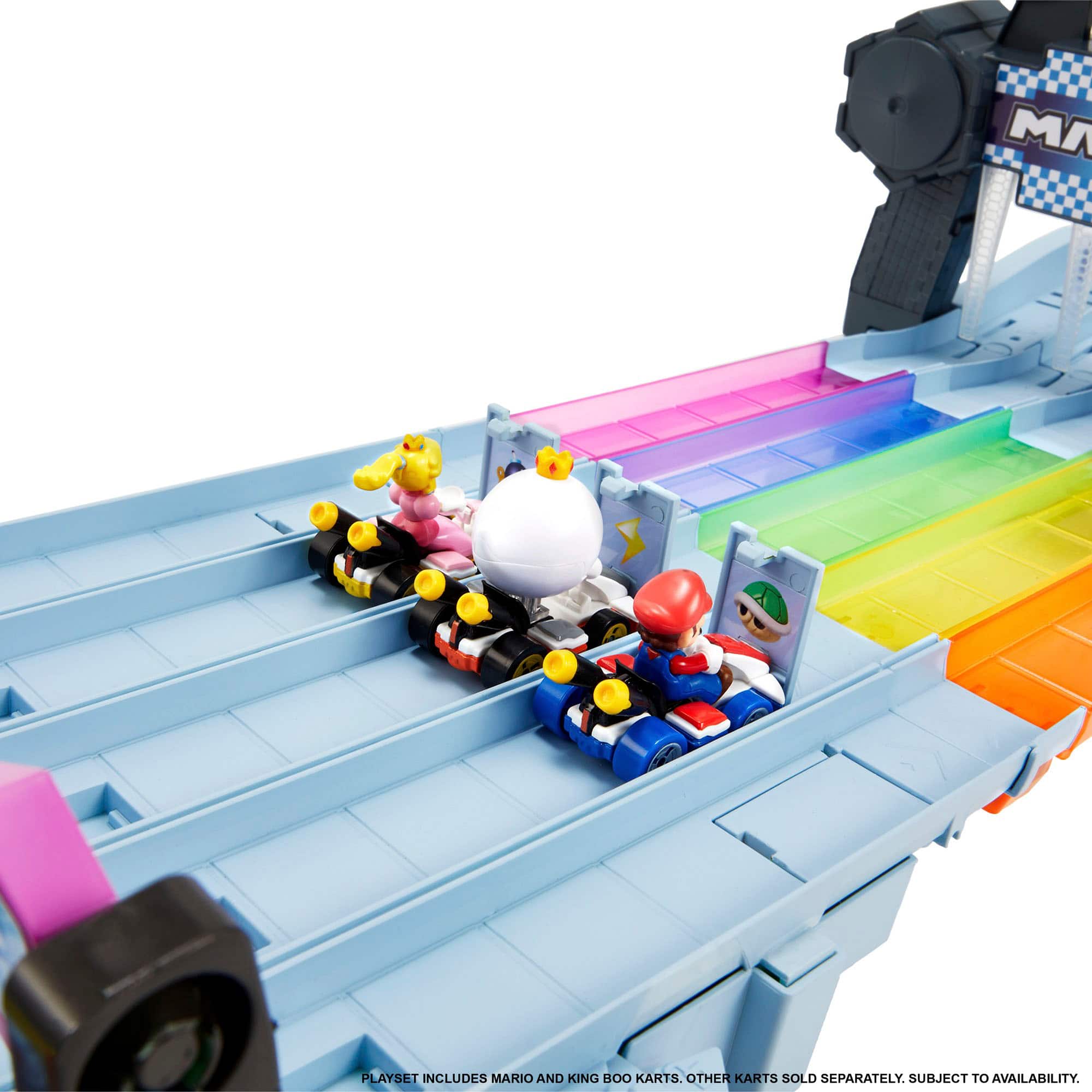Alt View 19. Hot Wheels - Mario Kart Rainbow Road Raceway.