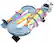 Left. Hot Wheels - Mario Kart Rainbow Road Raceway.