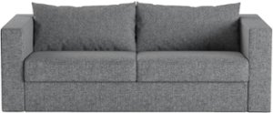 Elephant in a Box - Dynamic 2-Seat Fabric Sofa - Grey - Front_Zoom