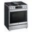 Angle. LG - STUDIO 6.3 Cu. Ft. Slide-In Gas True Convection Range with EasyClean and Sous Vide - Stainless Steel.