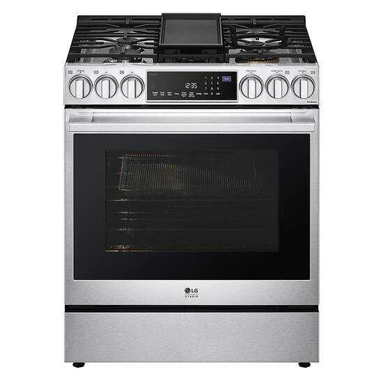LG STUDIO 6.3 Cu. Ft. Slide In Gas True Convection Range with