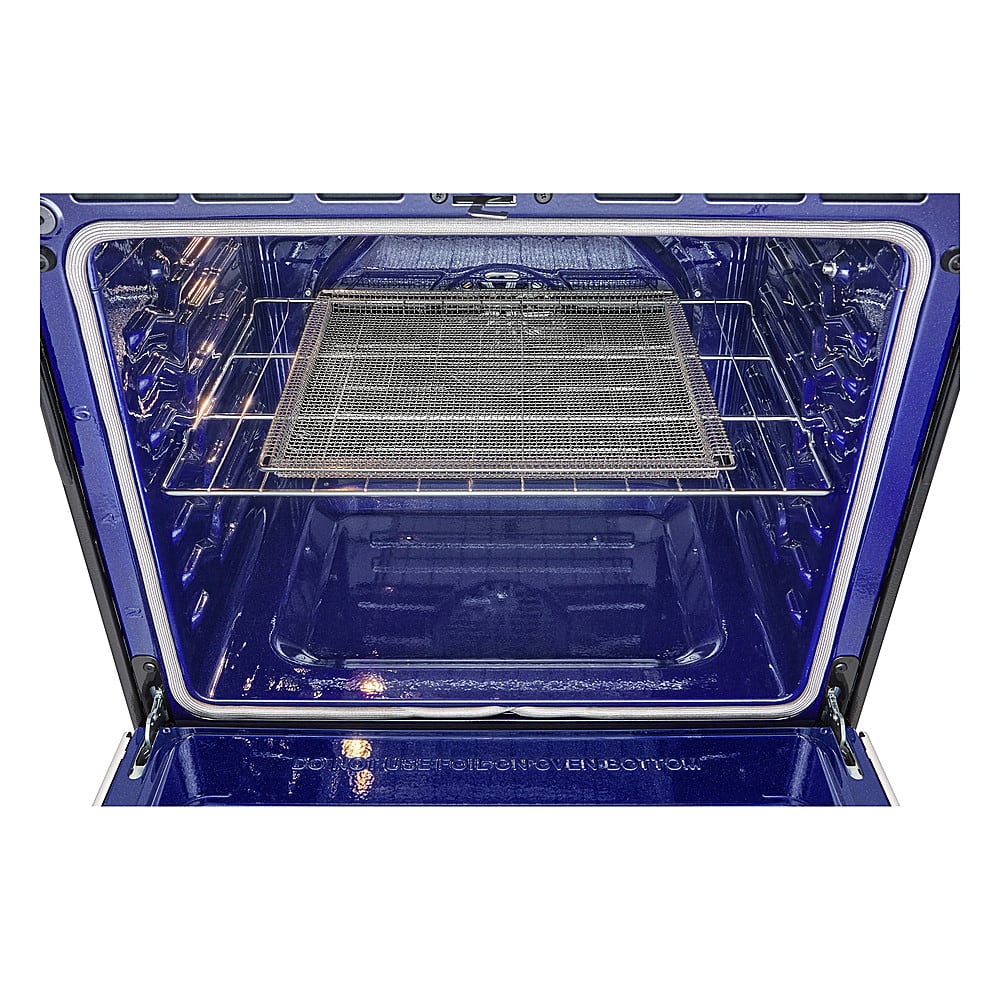 Alt View 14. LG - STUDIO 6.3 Cu. Ft. Slide-In Gas True Convection Range with EasyClean and Sous Vide - Stainless Steel.