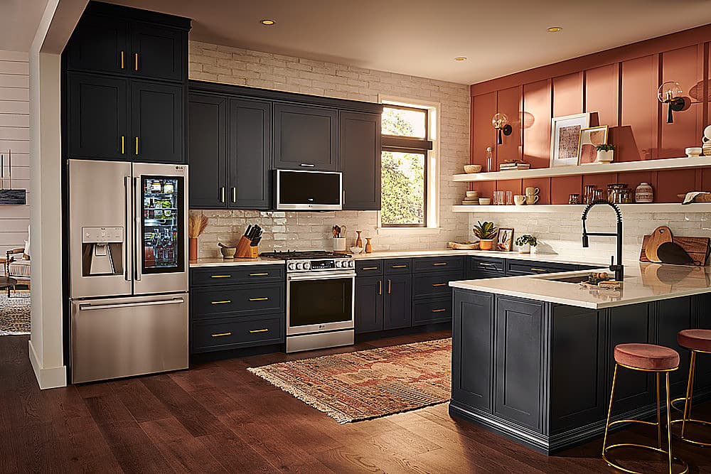 Alt View 30. LG - STUDIO 6.3 Cu. Ft. Slide-In Gas True Convection Range with EasyClean and Sous Vide - Stainless Steel.