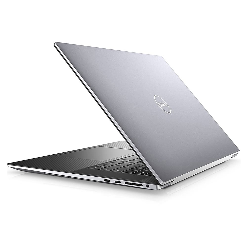 Left View: Dell - Precision 7000 17.3" Laptop - Intel Core i5 - 8 GB Memory - 256 GB SSD - Gray