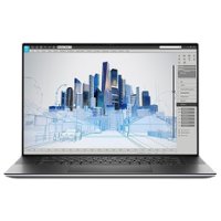 Dell - Precision 5000 17" Laptop - Intel Core i7 - 32 GB Memory - NVIDIA RTX A3000 - 512 GB SSD - Gray - Front_Zoom