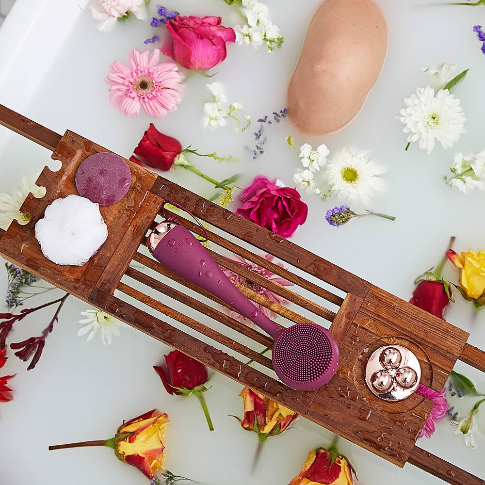 Alt View 11. PMD Beauty - Silverscrub Silver-Infused Loofah Replacements - Berry.