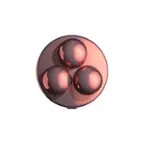 Angle. PMD Beauty - Relax Body Massager Replacement - Berry.