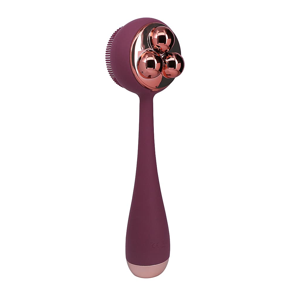 Left View: PMD Beauty - Relax Body Massager Replacement - Berry