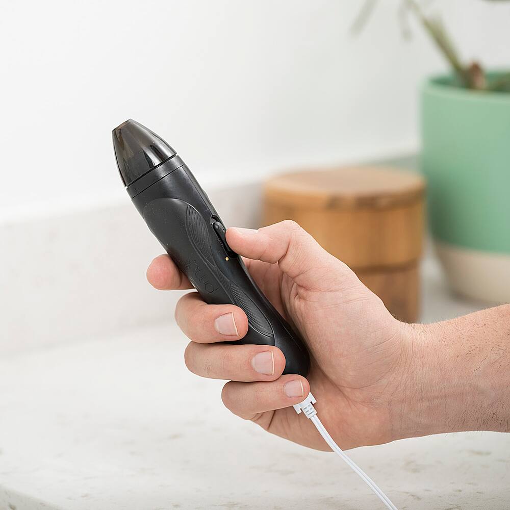 Left. PMD Beauty - Personal Microderm Pro Device - Black.