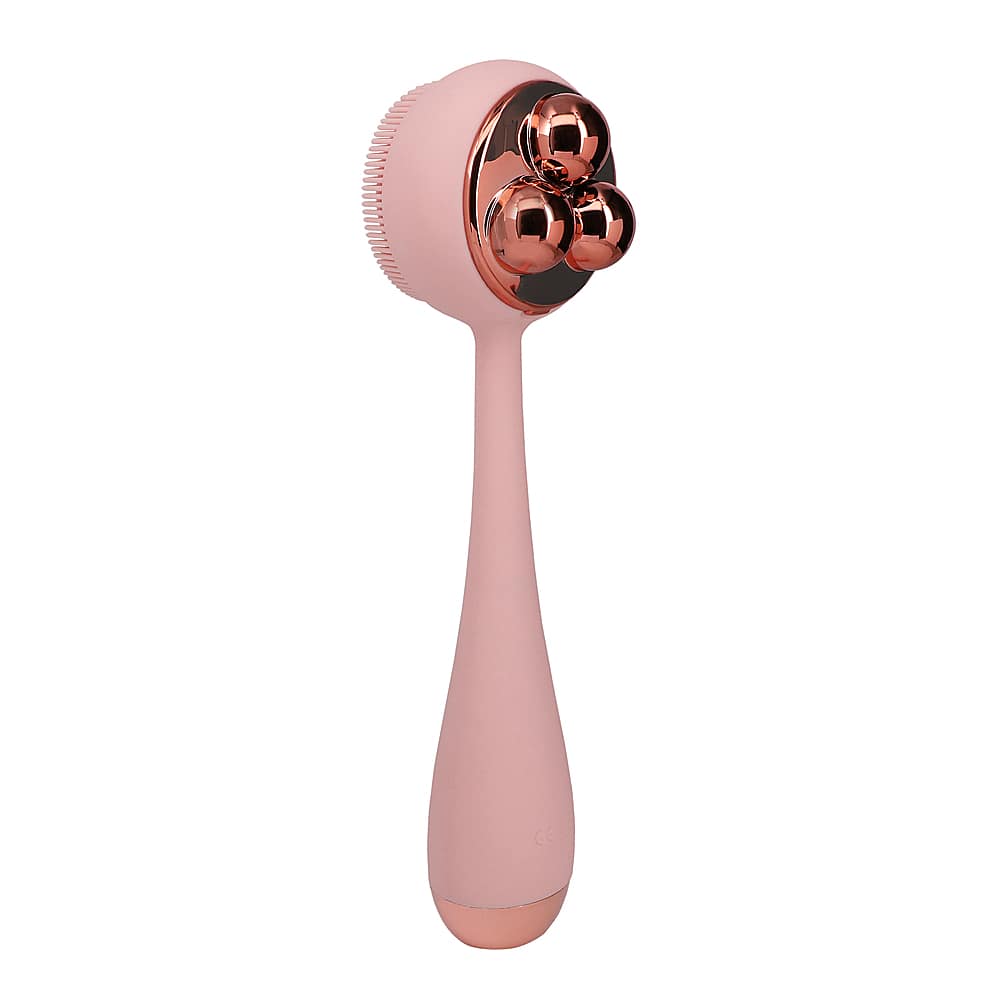 Left View: PMD Beauty - Relax Body Massager Replacement - Blush