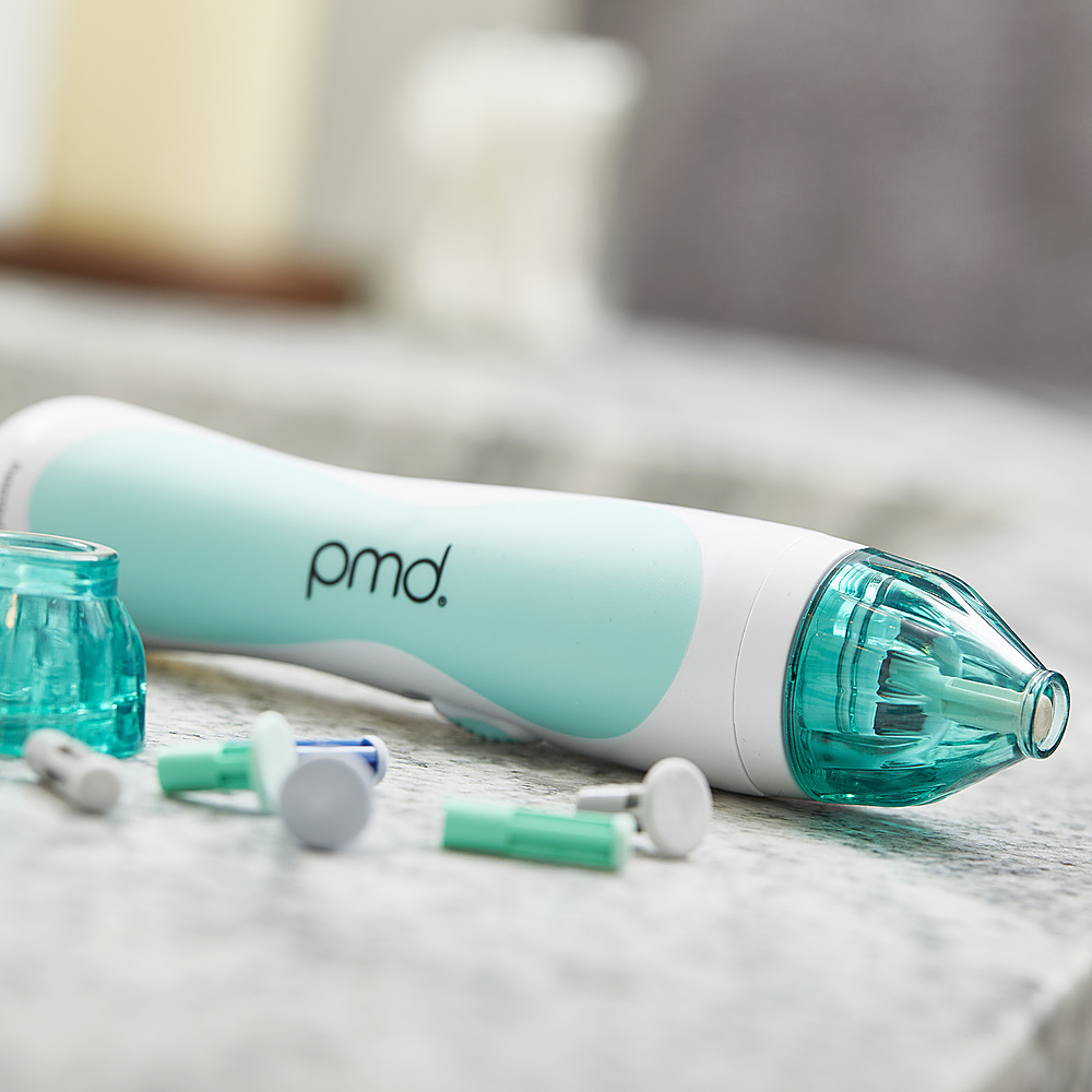 Left View: PMD Beauty - Personal Microderm Classic Device - Teal