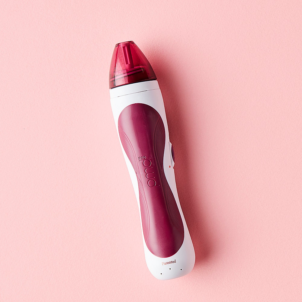 Left View: PMD Beauty - Personal Microderm Pro Device - Berry