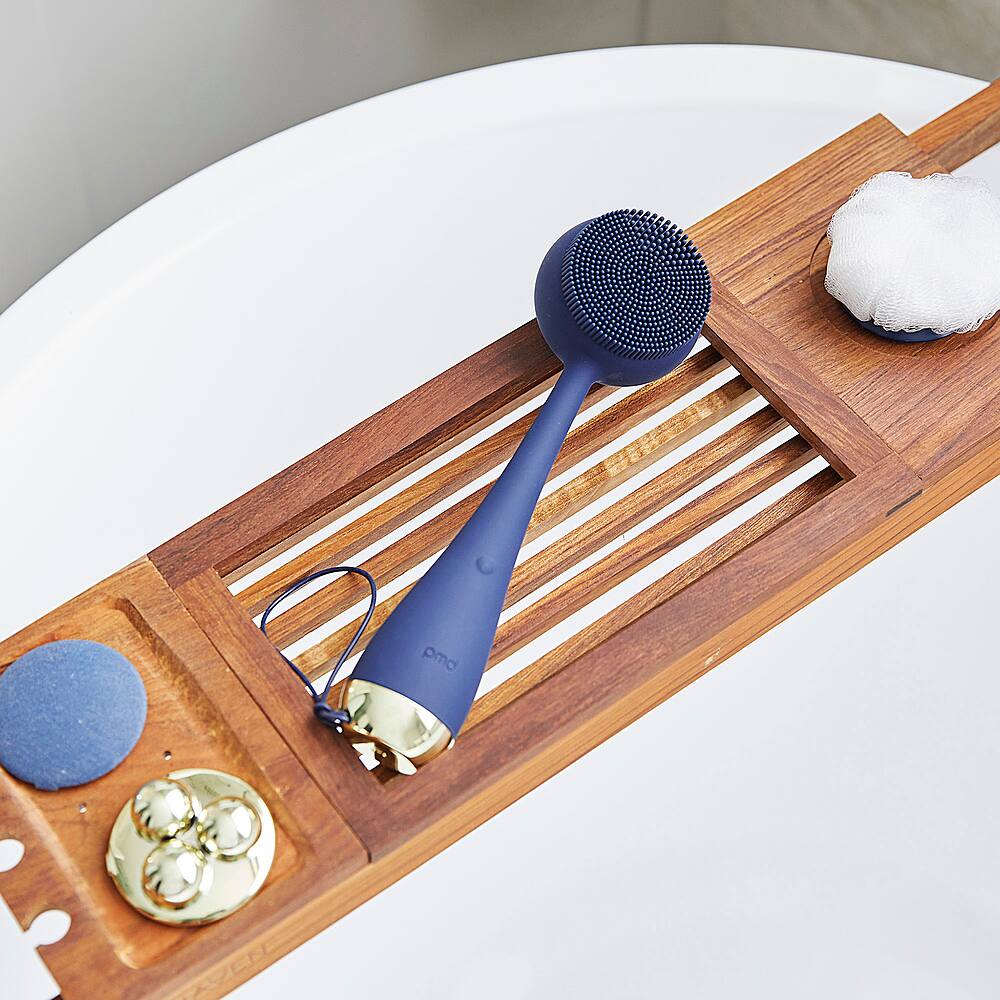 Alt View 11. PMD Beauty - Silverscrub Silver-Infused Loofah Replacements - Navy.
