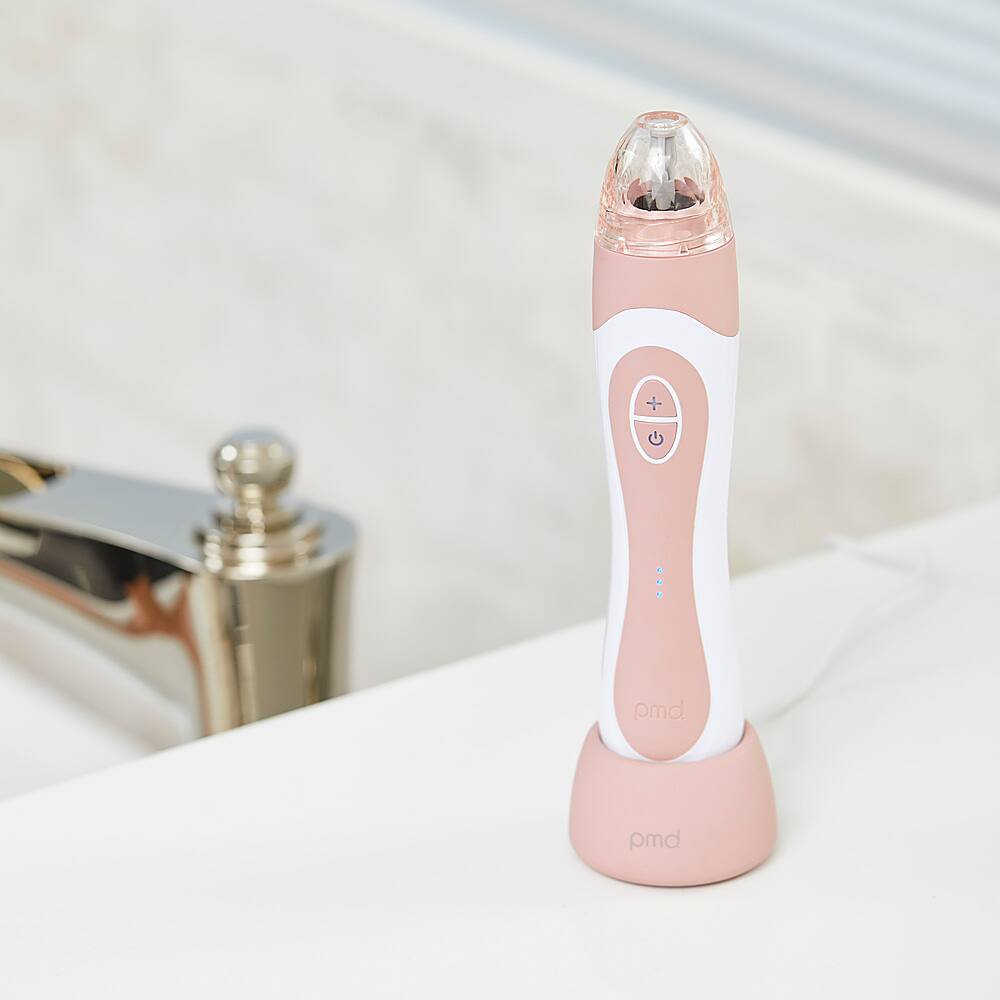 Left. PMD Beauty - Personal Microderm Elite Pro Device - Rose.