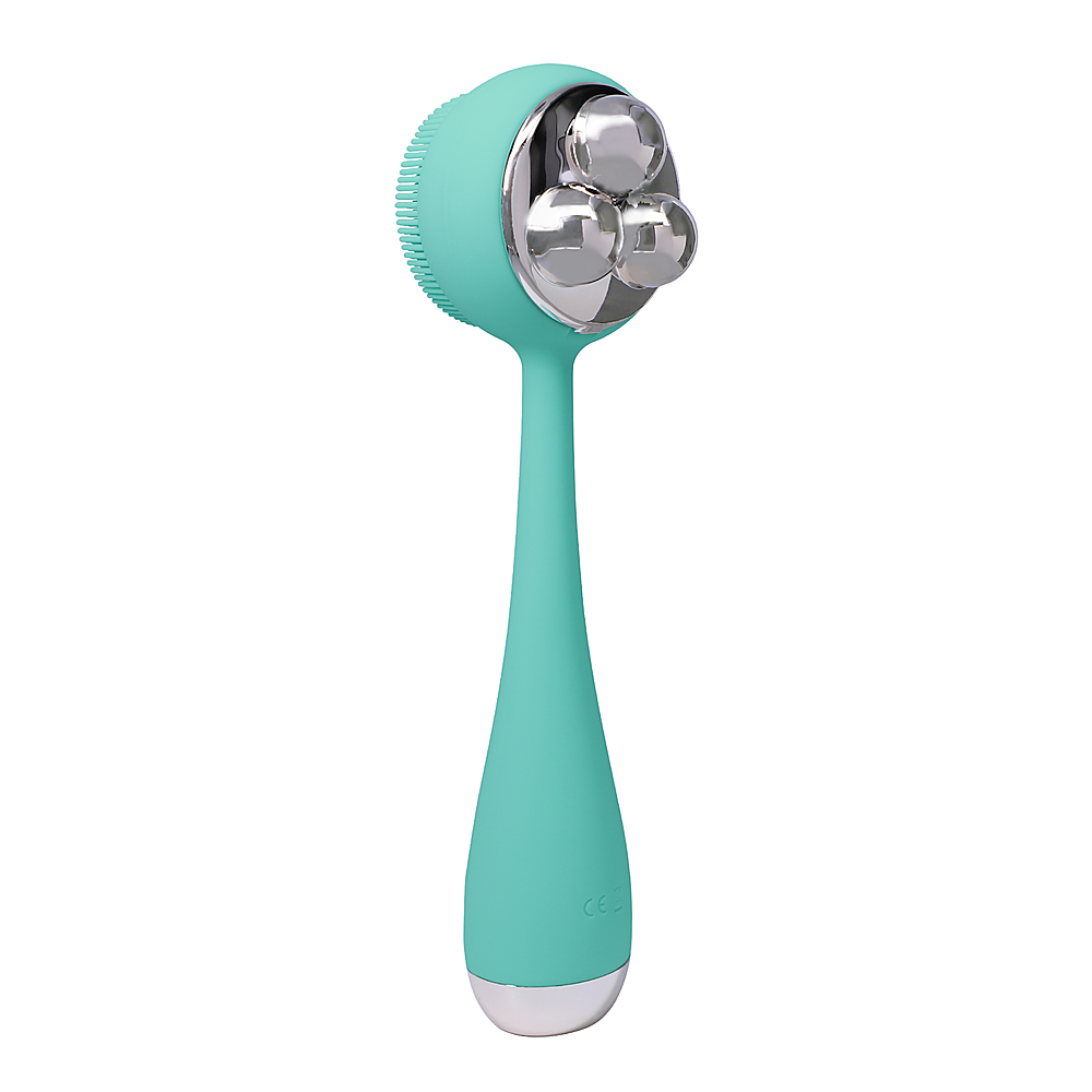 Left View: PMD Beauty - Relax Body Massager Replacement - Teal