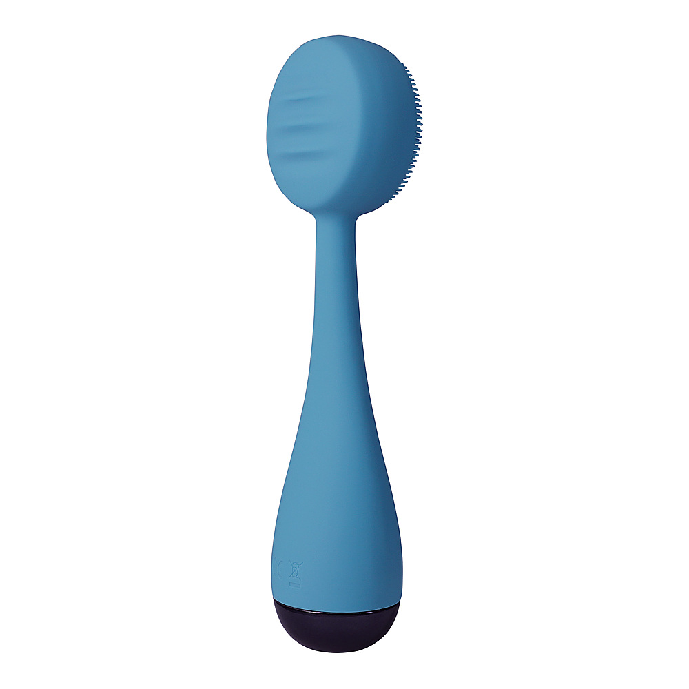 Left View: PMD Beauty - Clean Facial Cleansing Device - Carolina Blue