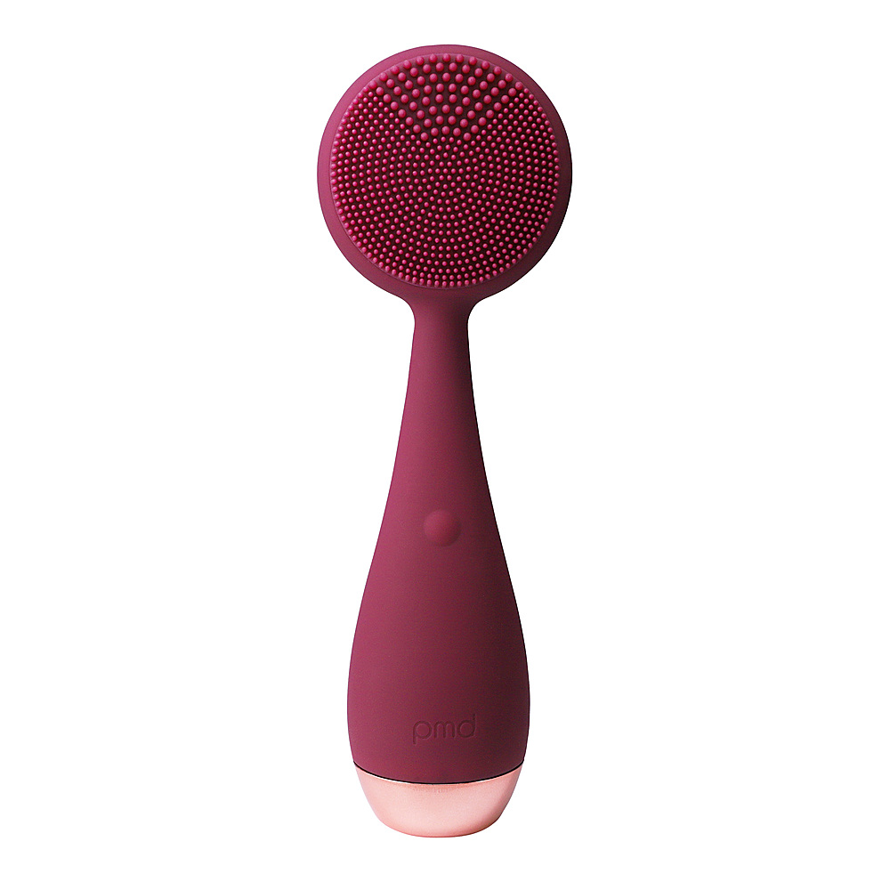 Left View: PMD Beauty - Clean Pro RQ Facial Cleansing Device - Berry
