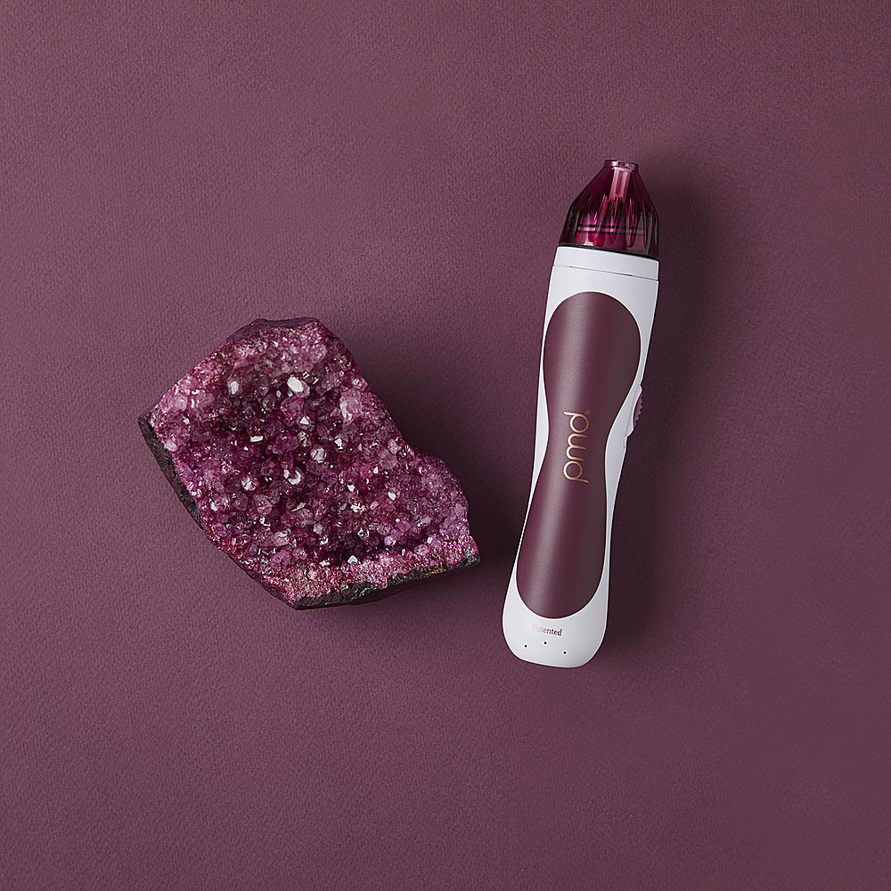 Left View: PMD Beauty - Personal Microderm Classic Device - Berry
