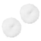 Angle. PMD Beauty - Silverscrub Silver-Infused Loofah Replacements - Blush.