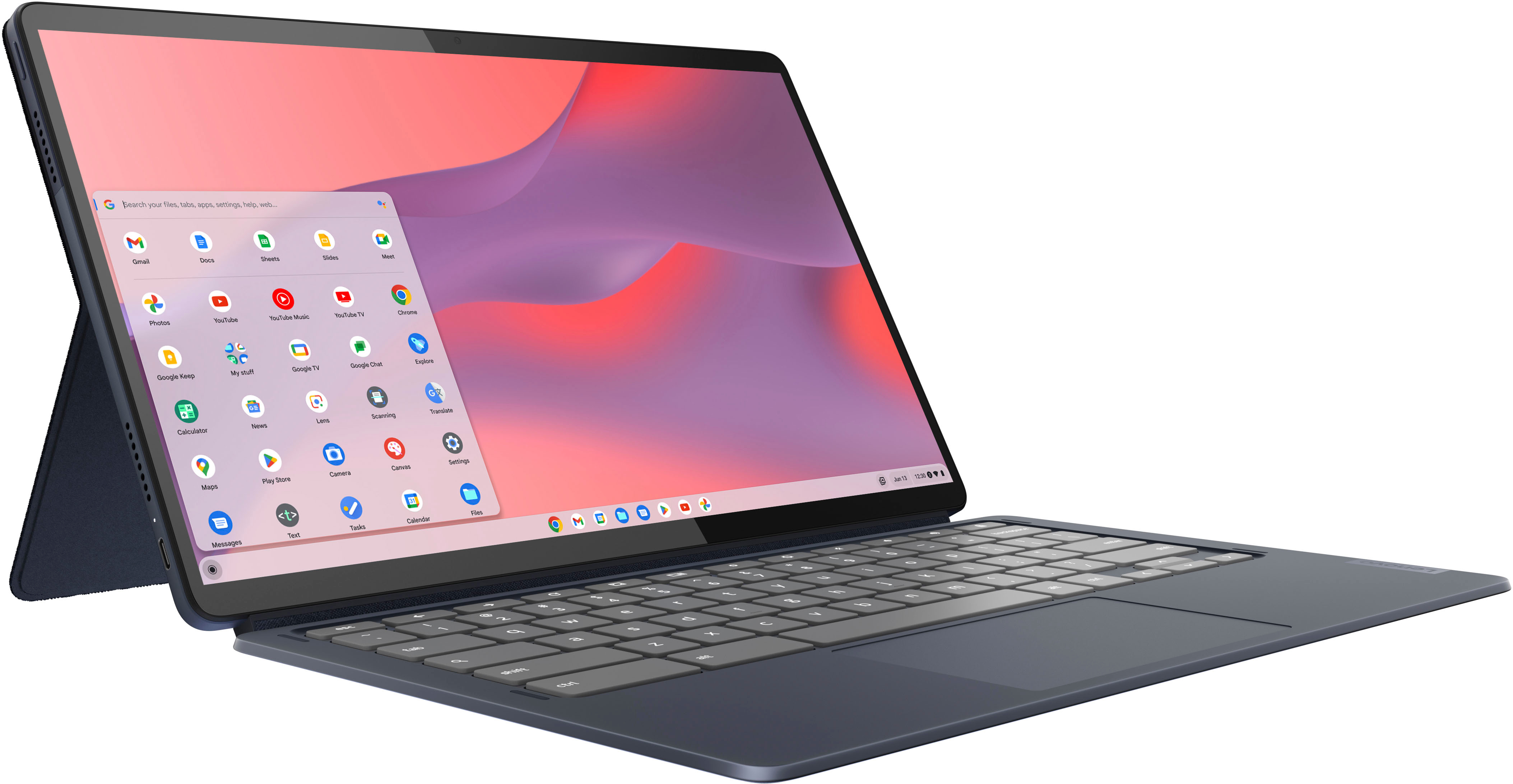 Ubevæbnet Interessant Uddrag Lenovo IdeaPad Duet 5 Chromebook 13.3" OLED 1920x1080 Touch 2in1 Tablet  Snapdragon 7cG2 8GB 128GB eMMC with Keyboard Abyss Blue 82QS001HUS - Best  Buy