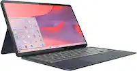 Lenovo - IdeaPad Duet 5 Chromebook 2-in1 Laptop - 13.3" Full HD Touchscreen - Snapdragon SC7180 - 8GB - 128GB - with Keyboard - Abyss Blue - Front_Zoom