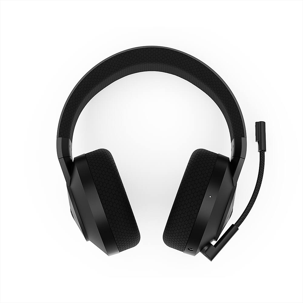 Front. Lenovo - Legion H600 Wireless Gaming Headset for PC - Black.