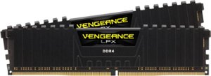 CORSAIR - VENGEANCE LPX 16GB (2x8GB) 3200MHz DDR4 C16 DIMM Desktop Memory - Black - Front_Zoom