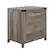 Front. Walker Edison - Modern Farmhouse Metal Accent 2-Drawer File Cabinet - Grey Wash.