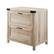 Alt View 12. Walker Edison - Modern Farmhouse Metal Accent 2-Drawer File Cabinet - White Oak.