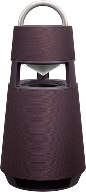 Front Zoom. LG - XBOOM 360 Portable Bluetooth Omnidirectional Speaker - Burgundy.