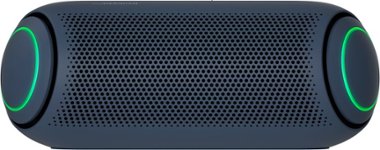 LG - XBOOM Go Portable Bluetooth Speaker - Blue/Black - Front_Zoom
