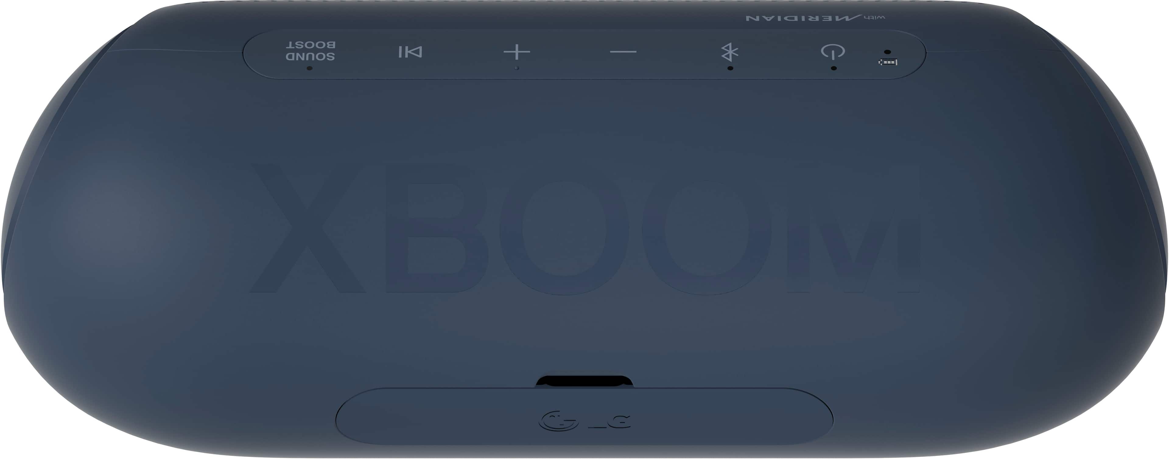 Alt View 14. LG - XBOOM Go Portable Bluetooth Speaker - Blue/Black.