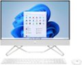 Front Zoom. HP - 24" Touch-Screen All-In-One - AMD Ryzen 7 - 12GB Memory - 1TB SSD - Starry White.