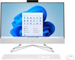 HP - 24" Touch-Screen All-In-One - Intel Core i3 - 8GB Memory - 512GB SSD - Snow White - Front_Zoom