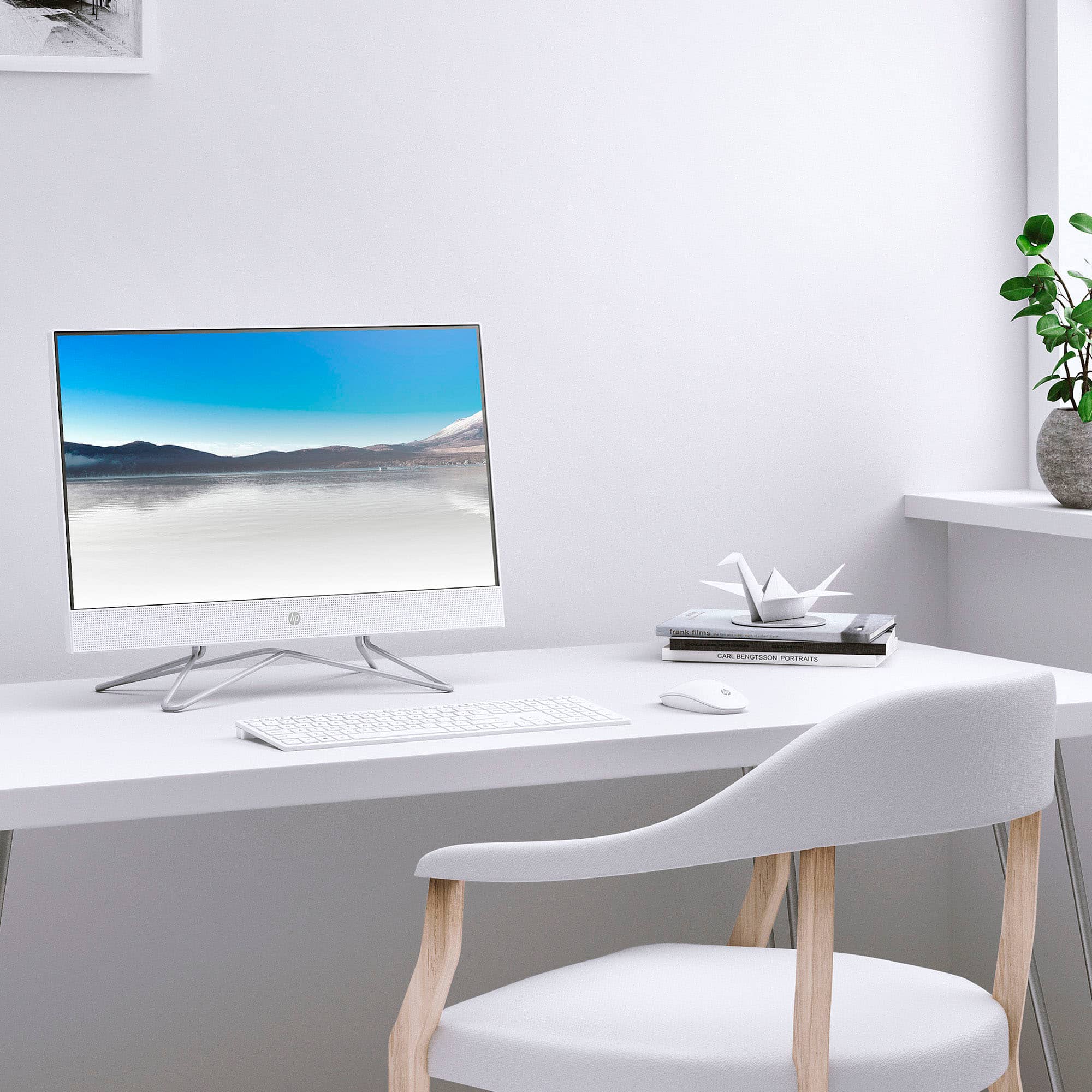 Alt View 11. HP - 24" Touch-Screen All-In-One - Intel Core i3 - 8GB Memory - 512GB SSD - Snow White.