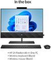 Back Zoom. HP - Pavilion 24" Touch-Screen All-In-One - Intel Core i5 -12GB Memory - 1TB SSD - Sparkling Black.