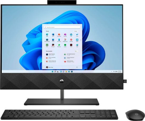 Front Zoom. HP - Pavilion 24" Touch-Screen All-In-One - Intel Core i5 -12GB Memory - 1TB SSD - Sparkling Black.