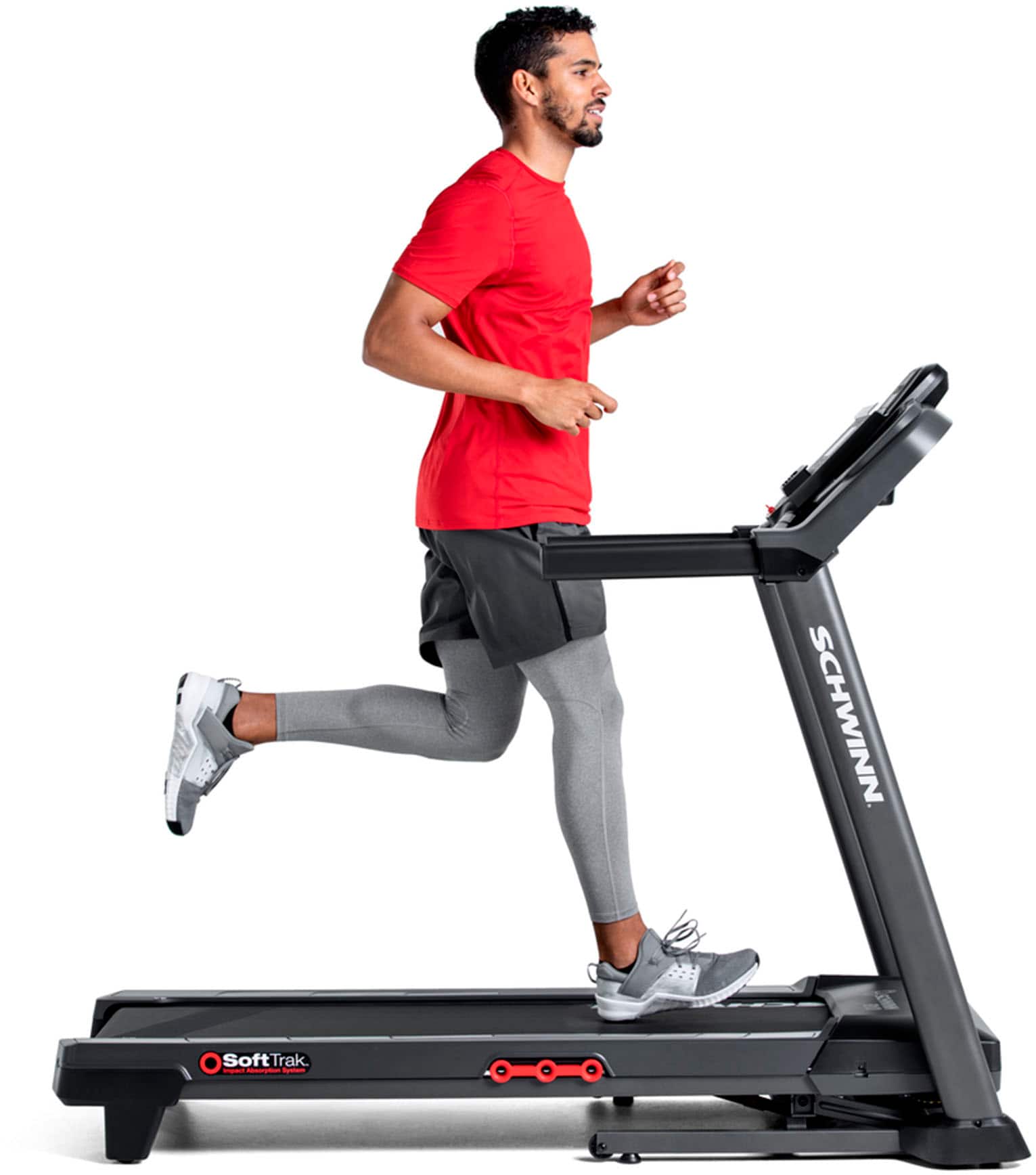 Angle. Schwinn - 810 Treadmill - Black.